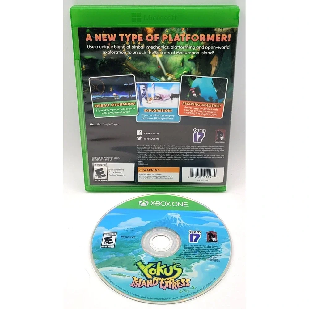 Yokus Island Express Xbox‎ One TEAM 17 GAME